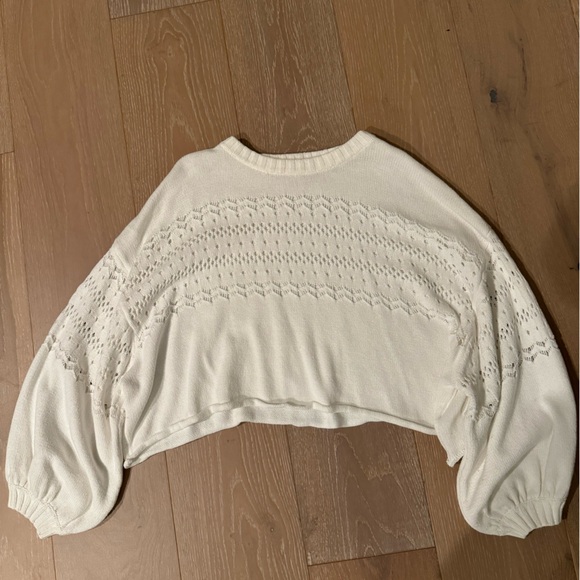 Urban Outfitters White Cotton Sweater, Medium - Picture 4 of 7